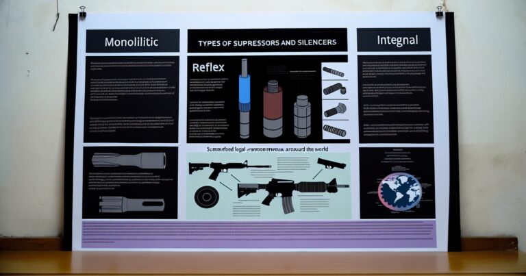 Suppressors and Silencers: Types, Functions, and Legal Framework