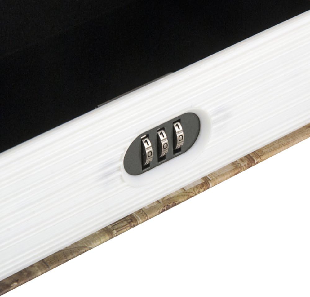 Barska Portable Diversion Dual Book Safe Concealed Lock Box for Secure and Discreet Hidden Storage of Valuables and Personal Items