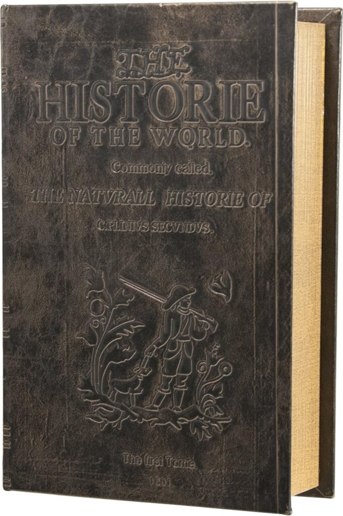 Barska Portable Diversion Dual Book Safe Concealed Lock Box for Secure and Discreet Hidden Storage of Valuables and Personal Items