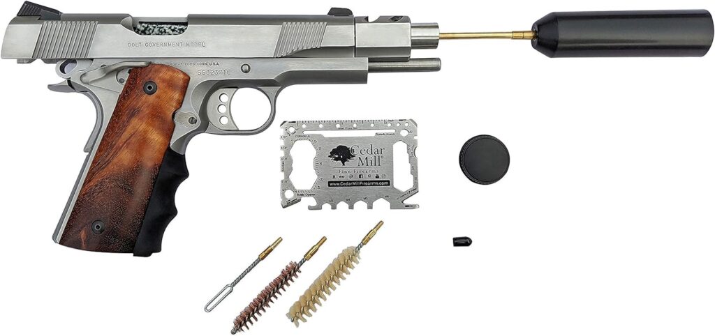 Cedar Mill Fine Firearms Protection Pack | TSA Approved Hard Gun Pistol Case- Jungle OPS Green Pistol Cleaning Kit with Free Super-X Tool Cedar Mill Fine Firearms Protection Pack | TSA Approved Hard Gun Pistol Case- Jungle OPS Green Pistol Cleaning Kit with Free Super-X Tool