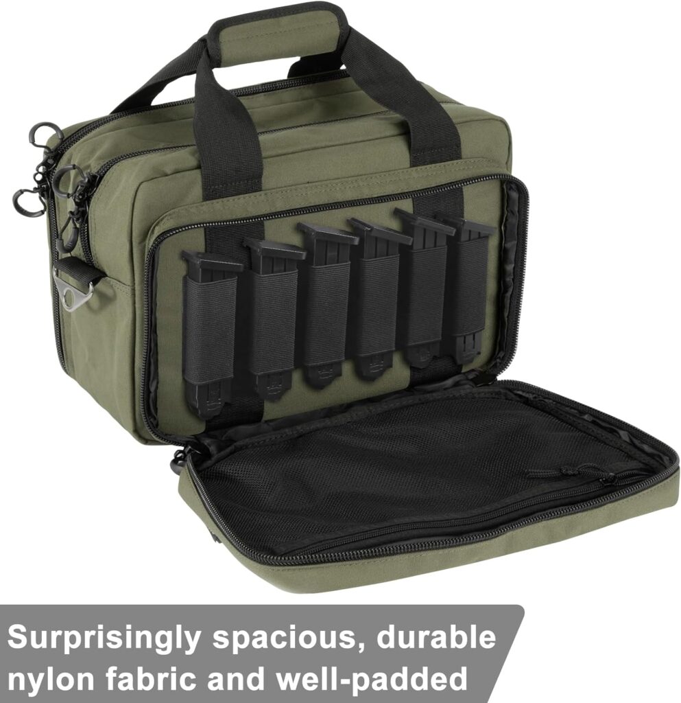 Range bag for 2-4 pistols or Gun range bag for 2 pistols