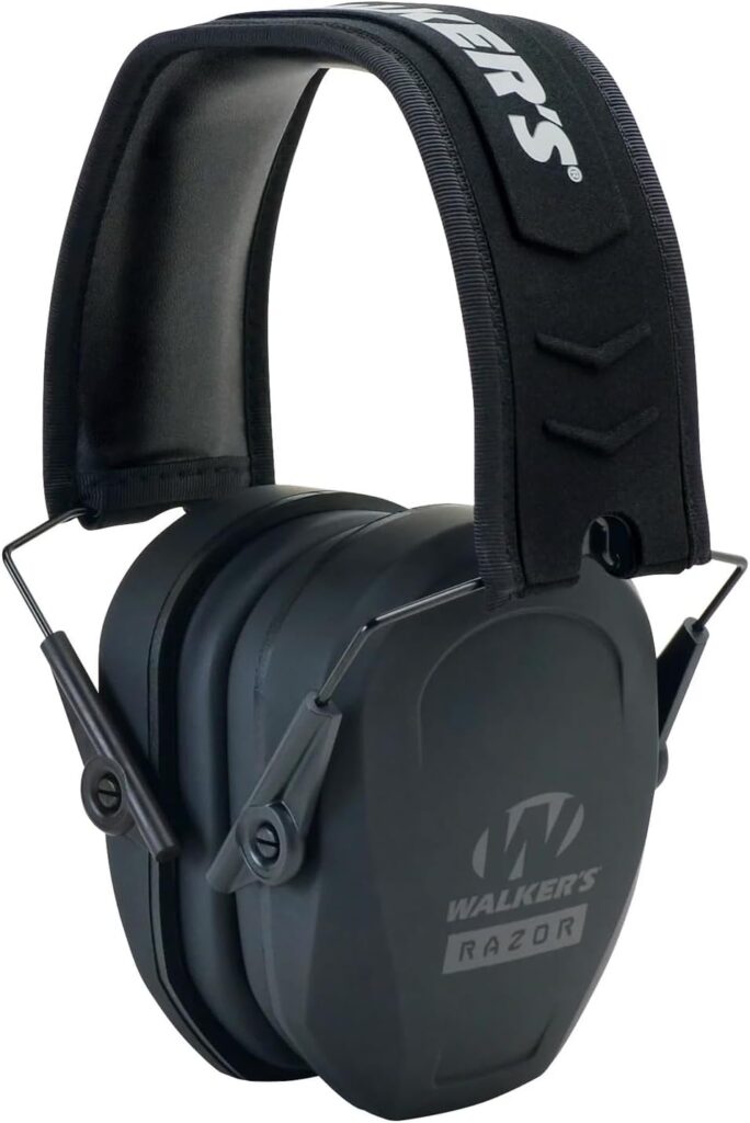 Protection Razor Walker's Razor Slim Low-Profile Compact Folding 27dB NRR Gun Range ...